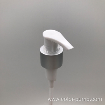 Bomba de dispensador de jabón de loción cosmética de aluminio de 24 mm